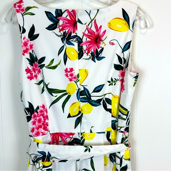 RSVP by Talbots Lively Lemon Fit and Flare Dress Women’s Size 8 - Picture 6 of 10